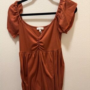 See You Monday Terracotta Dress